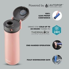 TeknoKapsül Jackson Autopop Soğuk Su Termosu 590 ml Pembe