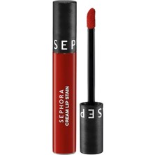 TeknoKapsül Sephora Cream Lip Stain – Bulaşmayan Kadife Bitişli Ruj - Mat Likit Ruj 131