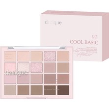 TeknoKapsül Dasique Mat ve Işıltılı Tonlardan Oluşan 20 Renkli Far Paleti Mood Shadow Palette (02 Cool Basic), 111646