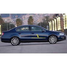 TeknoKapsül Sağ Ön Kapı Çıtası Krom Nikelaj 3C0853516C Vw Passat B6 ile Uyumlu 2006-2011
