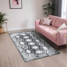 TeknoKapsül Daliana Kadife Kaymaz Pamuk Tabanlı Yıkanabilir Antibakteriyel Salon Halısı 140X200