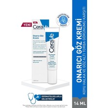 TeknoKapsül Cerave Onarıcı Göz Kremi, Koyu Halka ve Göz Altı Torba Karşıtı, 14 ml
