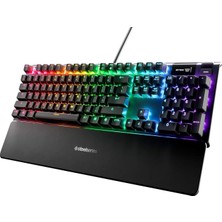 TeknoKapsül Steelseries Apex 5 Hibrit Mekanik Gaming Klavye, Her Tuş Için Rgb Aydınlatma, OLED Ekran, Türkçe Qwerty