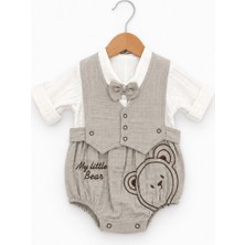 Kardeşler Bebe %100 Pamuk Müslin Erkek Bebek Tulum Takım