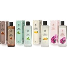 TeknoKapsül Rebul Kolonya 4lü Set Set 270 ml x 4 - Dark Spice + Green Tea + Mandarine + Buket