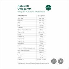 Natuwell Omega Vm 30 Yumuşak Kapsül ve Magneline Pro 60 Tablet