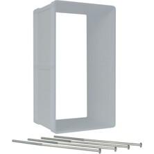 TeknoKapsül Ideal Evcil Hayvan Ürünleri Tasarımcı Serisi Dalgalı Hava Evcil Hayvan Kapı Duvar Kurulum Kiti, Küçük, 12,7 cm x 9-1/4 Inç Kapak Boyutu