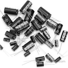 Robomer 10 Adet 100 Uf 16 V 5X12 Elektrolitik Kondansatör