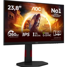 TeknoKapsül Aoc 24G4ZR 24″ 240Hz 1ms HDR10 Nvidia G-Sync Fast IPS Gaming (Oyuncu) Monitör
