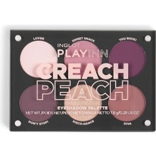 TeknoKapsül Inglot Playınn Creach Peach Eye Shadow Palette