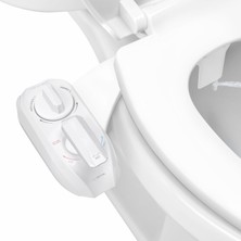 TeknoKapsül Luxe Bidet Neo 320 Plus – Yeni Nesil Sıcak Su Bide Klozet Kapağı Eklentisi, Yenilikçi Ez-Kaldırma Menteşeleri, Çift Nozullu ve 360° Kendini Temizleme Modu (Beyaz)