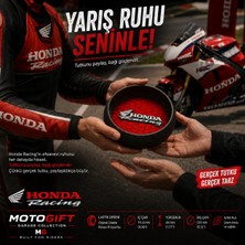Motogift Honda Racing  Motosiklet Tutkunlarına Özel Lastik Tasarımlı Masaüstü Anahtarlık Kasesi