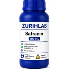 Kimya Studio ZURIHLAB Safranin 100 mL - Mikrobiyoloji Solüsyonu