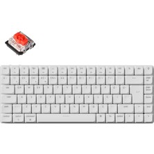 TeknoKapsül Keychron K3 Max%75 Rgb Türkçe Red Switch Kablosuz Beyaz Mekanik Klavye