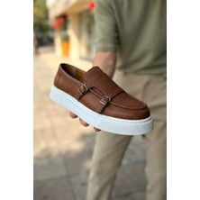 Zerenyus ZRC417 Premium Bağcıksız Günlük Erkek Loafer Taba
