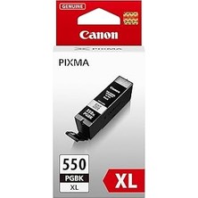 TeknoKapsül Canon 6431B001 PGI-550XL Pgbk Orijinal Mürekkep Kartuşu, Siyah