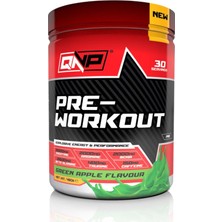 Qntp Pre-Workout Effective 450 gr 30 Servis - Yeşil Elma Aromalı