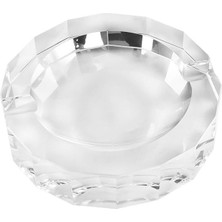 TeknoKapsül System Cyrstal Ashtray Transparent Gümüş Tek Ebat BA2056 057 C1