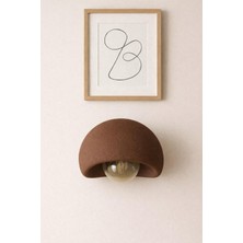 TeknoKapsül Limon 3D Desing Aplik Rustik E27 Modern Avize Bohem Beton Görünüm (E27 Ampul Dahildir.) Btn-Aplk-1-Kh