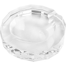 TeknoKapsül System Cyrstal Ashtray Transparent Gümüş Tek Ebat BA2055 057 C1