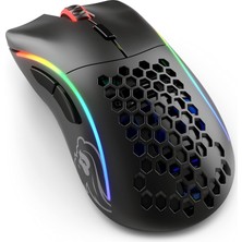 TeknoKapsül Glorious Model D Rgb Kablosuz Bamf Sensörlü 19000 Dpı 69 Gram Mat Siyah
