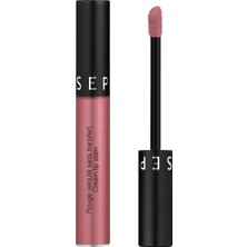 TeknoKapsül Sephora Cream Lip Stain Mat - Saten Bitişli Mat Ruj 13 Marvelous Mauve
