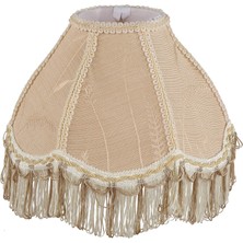 TeknoKapsül Aspen Creative 55001, Bell Uno Abajur, Yulaf Ezmesi, 4" Üst x 10" Alt x 7" Eğimli Yükseklik, Slip Uno 33MM