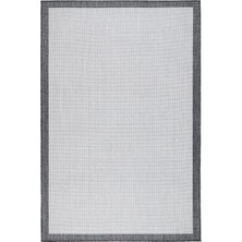 TeknoKapsül Fresco Ekru Siyah Sisal Halı 23745A 160 x 230