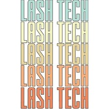 TeknoKapsül Independently Published Lash Tech Retro Eyelash Technician Licensed Lash Tech: Graph Grid Notebook/journal (6” x 9”) Womens Lash Tech Gifts & Eyelash Tech Gifts