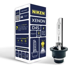 TeknoKapsül Niken D4S 4300K Gün Işığı Xenon Far Ampulü, 42V 35W P32D-5