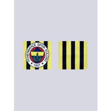 Fenerbahçe Sarı Lacivert Çubuklu Baskı Unisex Bileklik