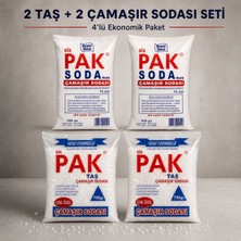 PAK 2*2 Taş ve Toz Çamaşır Sodası