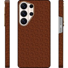 Galaxy S26 Ultra Uyumlu Kılıf M-Safe Şarj Özellikli Zore Paris Vax Sert Pc Kapak Kahverengi