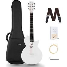 TeknoKapsül Enya Nova Go Wh Beyaz Renk Akustik Gitar