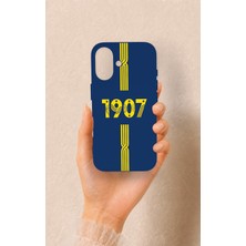 Vip Case iPhone 16 Uyumlu 1907 Kemer Desenli Silikon Kılıf