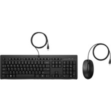 Hp 225 (286J4AA) Klavye Mouse Set Q Türkçe Kablolu Siyah