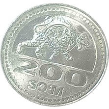 Yediotuz Digital Pazarlama Özbekistan 200 Som Yabancı Koleksiyon Madeni Para Eski Para