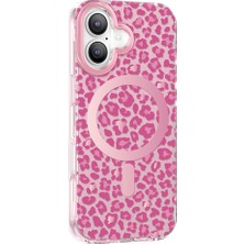 iPhone 17 Uyumlu Kılıf M-Safe Şarj Özellikli Zore Paris Veyro Tpu Kapak Pembe