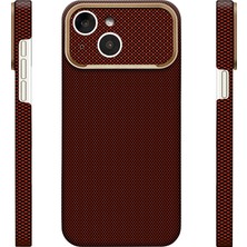 iPhone 15 Uyumlu Kılıf M-Safe Şarj Özellikli Zore Paris Zerre Sert Pc Kapak Bordo