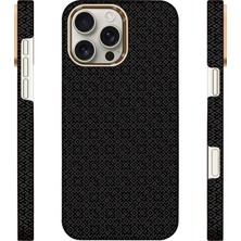 iPhone 16 Pro Max Uyumlu Kılıf M-Safe Şarj Özellikli Zore Paris Vax Sert Pc Kapak Siyah