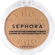 TeknoKapsül Sephora Mattifying Finishing Powder-Uzun Süre Kalıcı Ince Yapılı Mat Bitişli Pudra 10G, 05 Medium Neutral