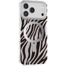 iPhone 17 Pro Uyumlu Kılıf M-Safe Şarj Özellikli Zore Paris Veyro Tpu Kapak Siyah