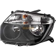 TeknoKapsül Far Sol Manuel Siyah Çerçeveli Dacia Duster 2010-2013 - Ayf 404525