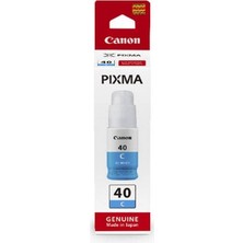 TeknoKapsül Canon GI-40C Mavi Mürekkep Kartuşu