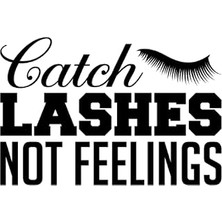 TeknoKapsül Catch Lashes Not Feelings Lash Tech Lash Artist Lash: Dot Grid Notebook/journal (6” x 9”) Catch Lashes Quote For Lash Lounge & Lash Bars