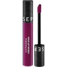 TeknoKapsül Sephora Cream Lip Stain – Bulaşmayan Kadife Bitişli Ruj - Mat Likit Ruj 133 Purple Pop (5 Ml)