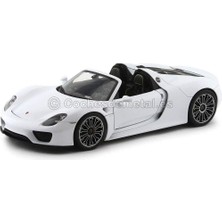 TeknoKapsül Welly Porsche 918 Spyder Cabriolet Gri Metalik 1:18