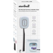 TeknoKapsül Steriball Diş Fırçaları Için Akıllı Koruma Cihazı Diş Fırçası Için - Mavi