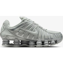 Gri Nike Shox Tl Unisex Sneaker Spor Ayakkabı Kauçuk Taban ve Deri Malzeme ile Konforlu Tasarım