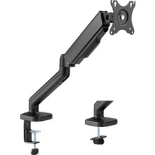 Brateck 17-32 Inç Uyumlu Amortisörlü 2 - 9 Kg Vesa Siyah Monitör Kolu (LDT46-C012E)